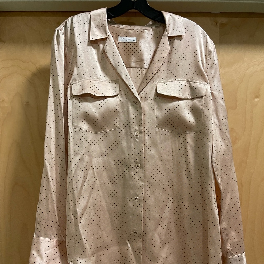 Equipment silk shirt brand new with tags